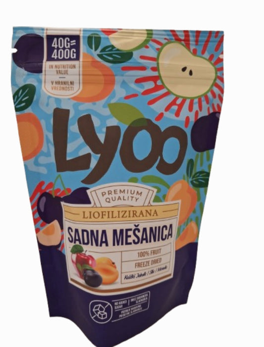 Liofilizirana sadna mešanica 40g = 400g
