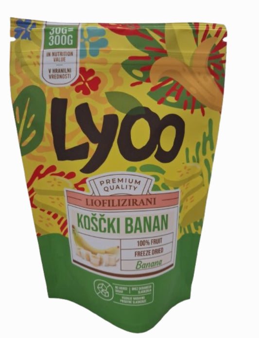 Liofilizirane banane 30g=300g