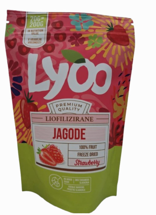 Liofilizirane jagode 20g=200g