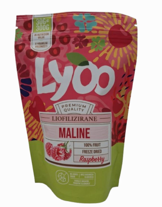 Liofilizirane maline 30g=300g