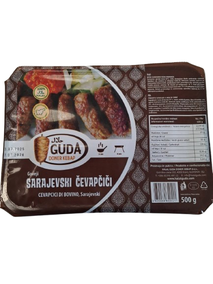 Sarajevski čevapi - 500g