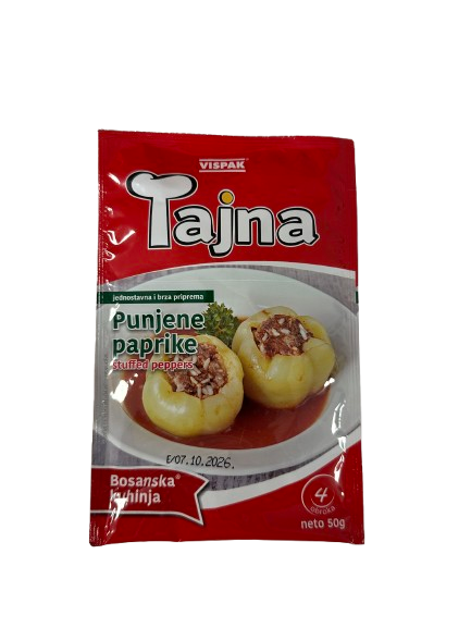 TAJNA polnjene paprike - 50g