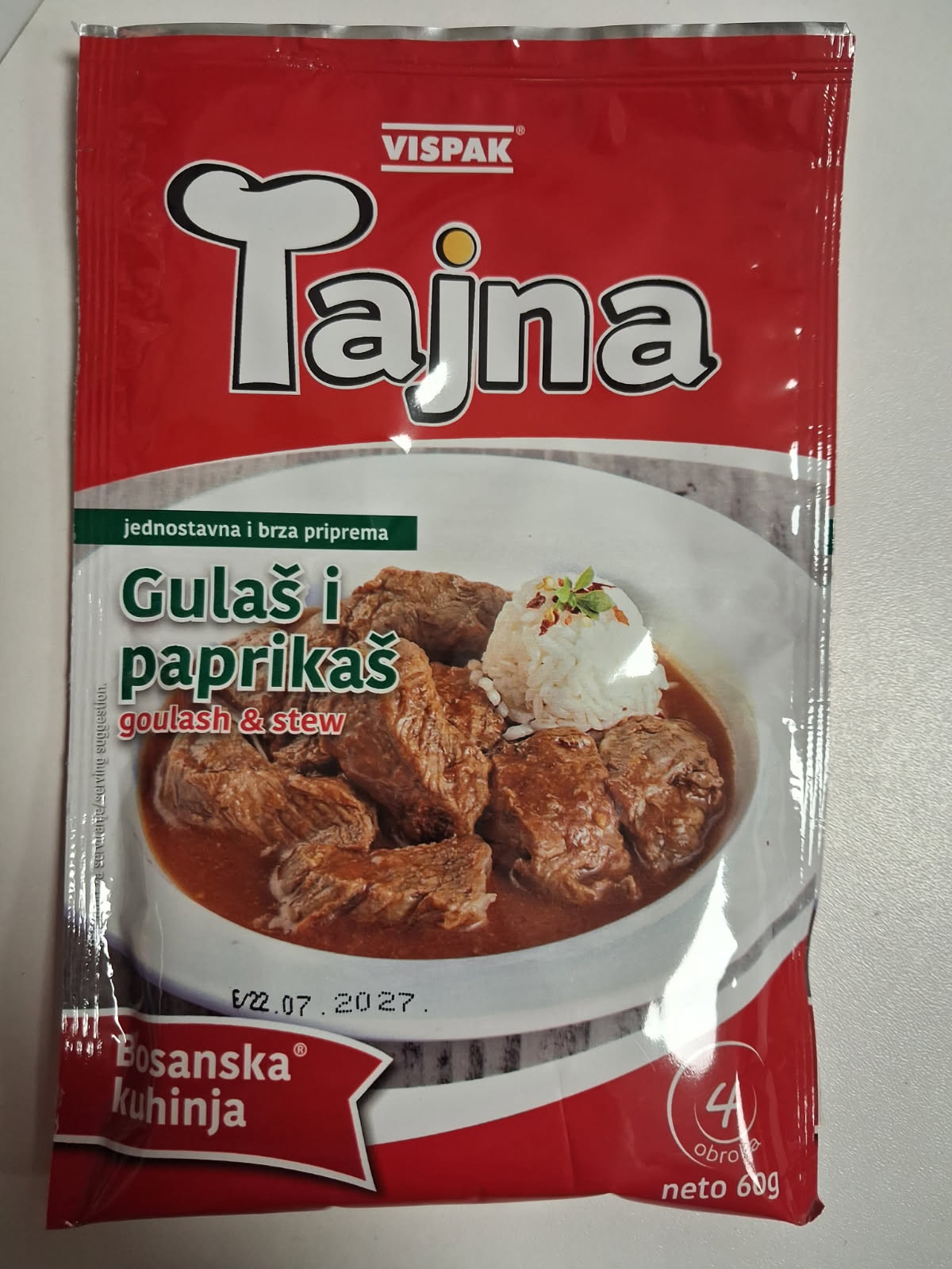 Tajna začimba za golaž in paprikaš 60g