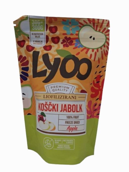 Liofilizirana jabolka 30g= 300g