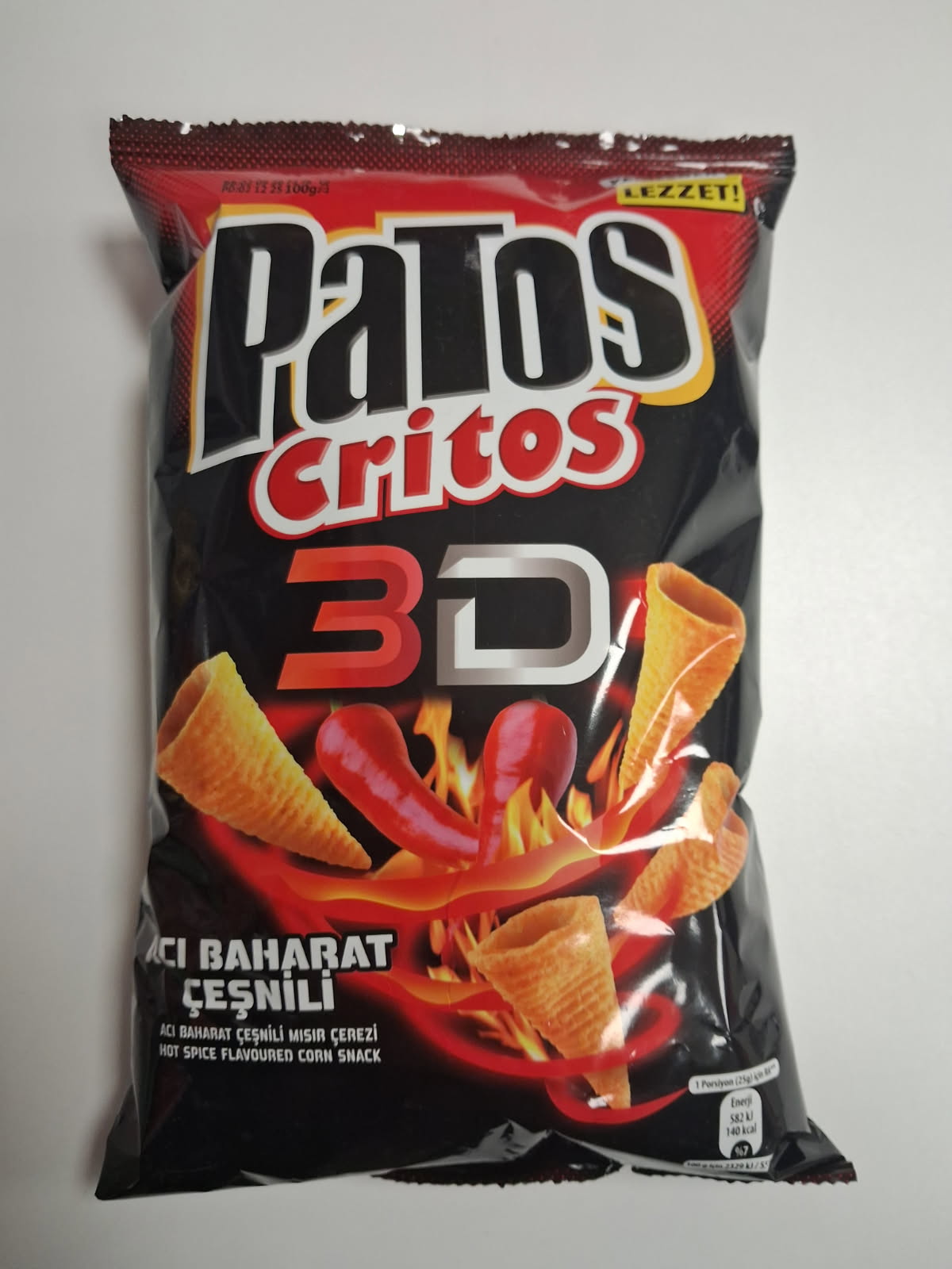 Patos Critos 3D pikant čili 90g