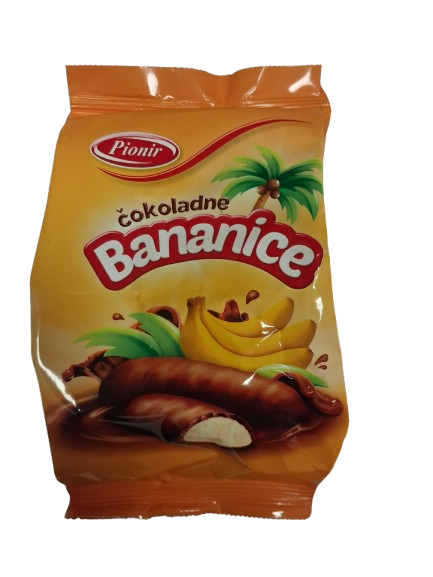 Čokoladne bananice Pionir 150g