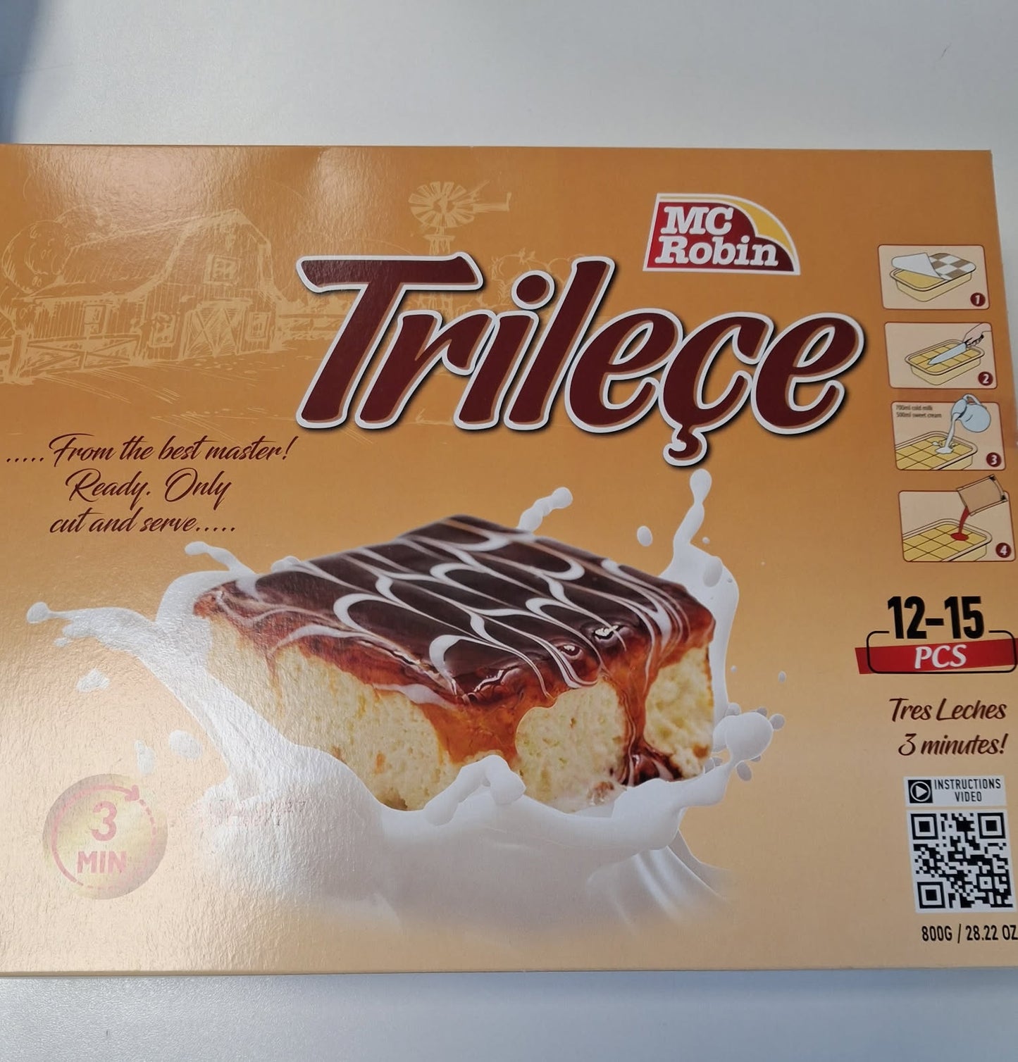 Trileče pecivo 800g