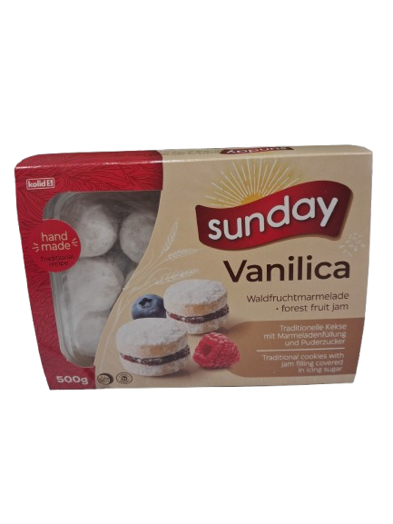 Piškoti vanilica z gozdnimi sadeži 500g