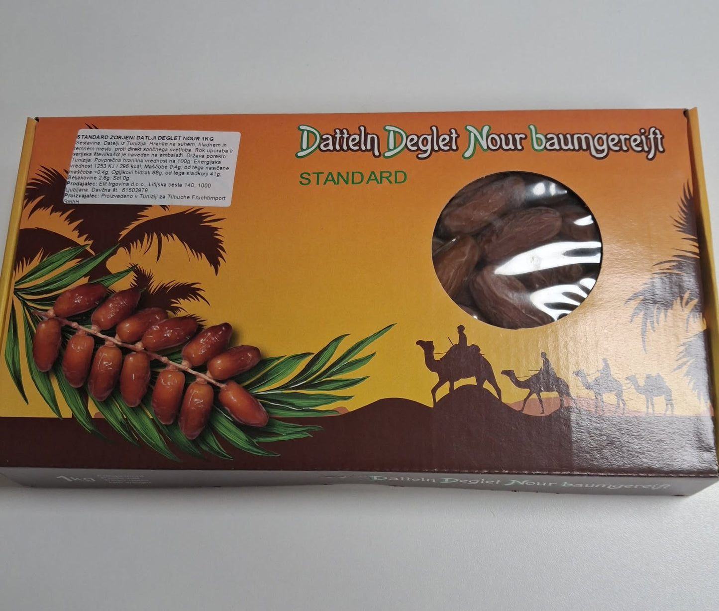 Deglet dateljni nour Tunizija 1kg