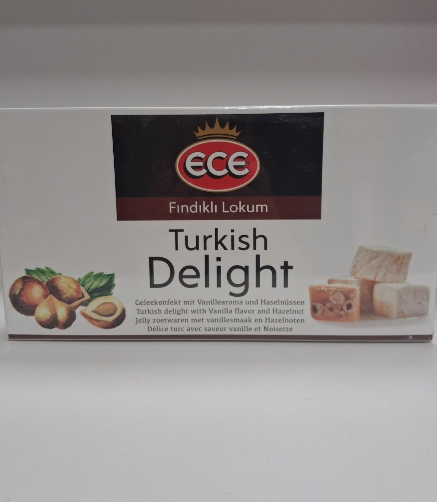 Turški lokum z lešniki in vanilijo 400g
