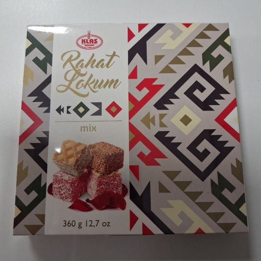 Klas rahat lokum mix ( roža, sezam, orehi, kokos )360g
