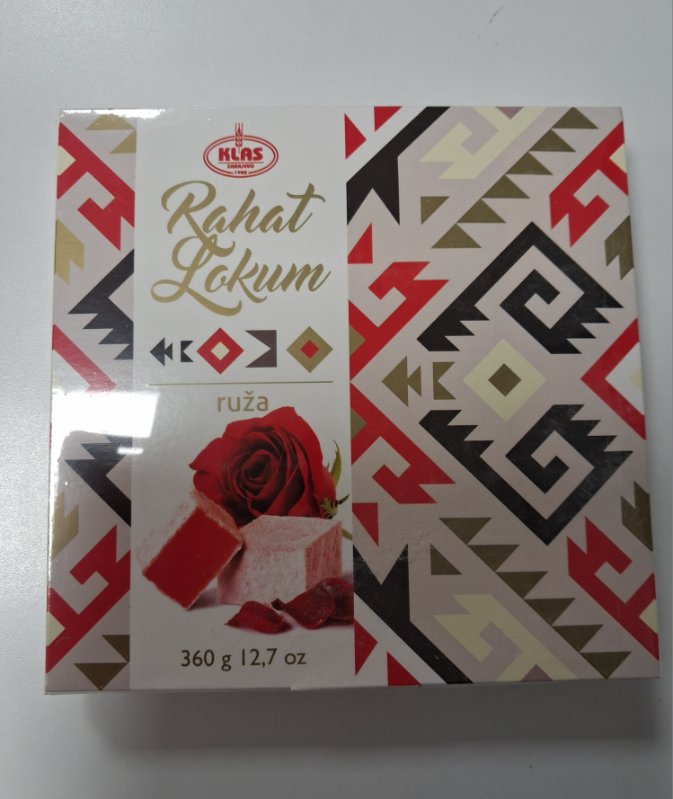 Klas rahat lokum roža 360g